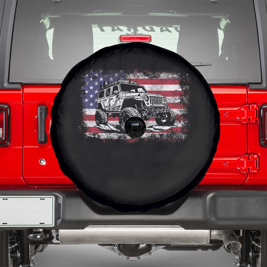 American Flag UTV Side By Side SXS Off Road Car Spare Tire Cover - Wonder Print Shop