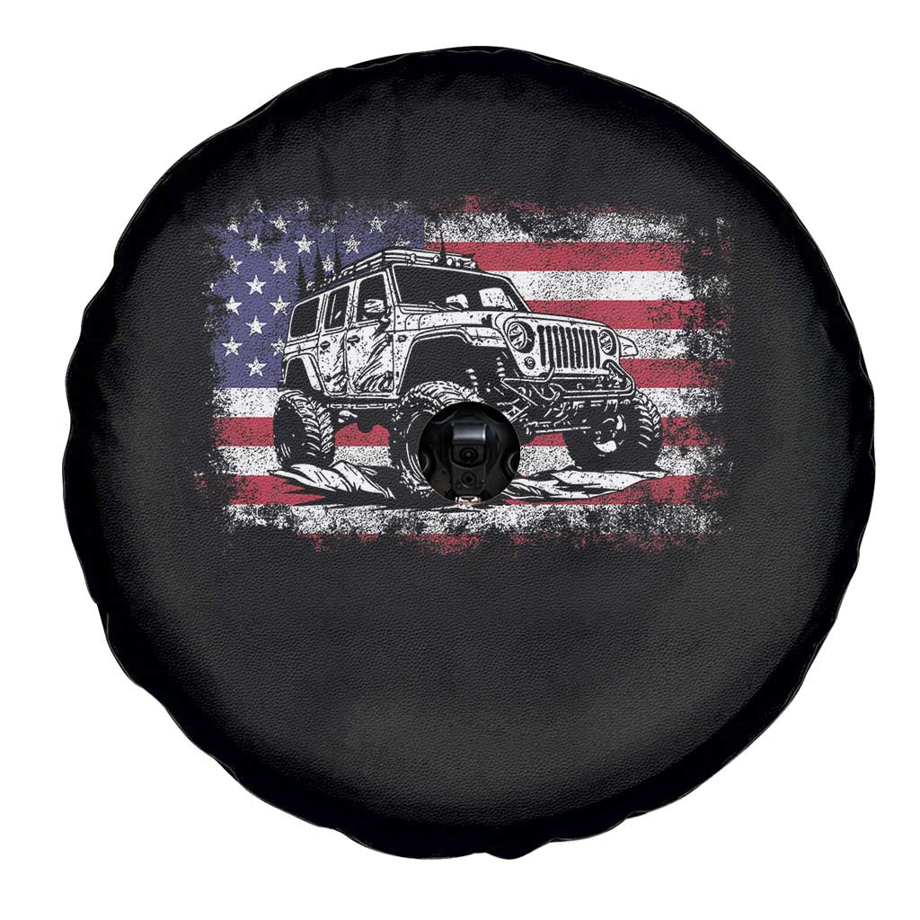 American Flag UTV Side By Side SXS Off Road Car Spare Tire Cover - Wonder Print Shop