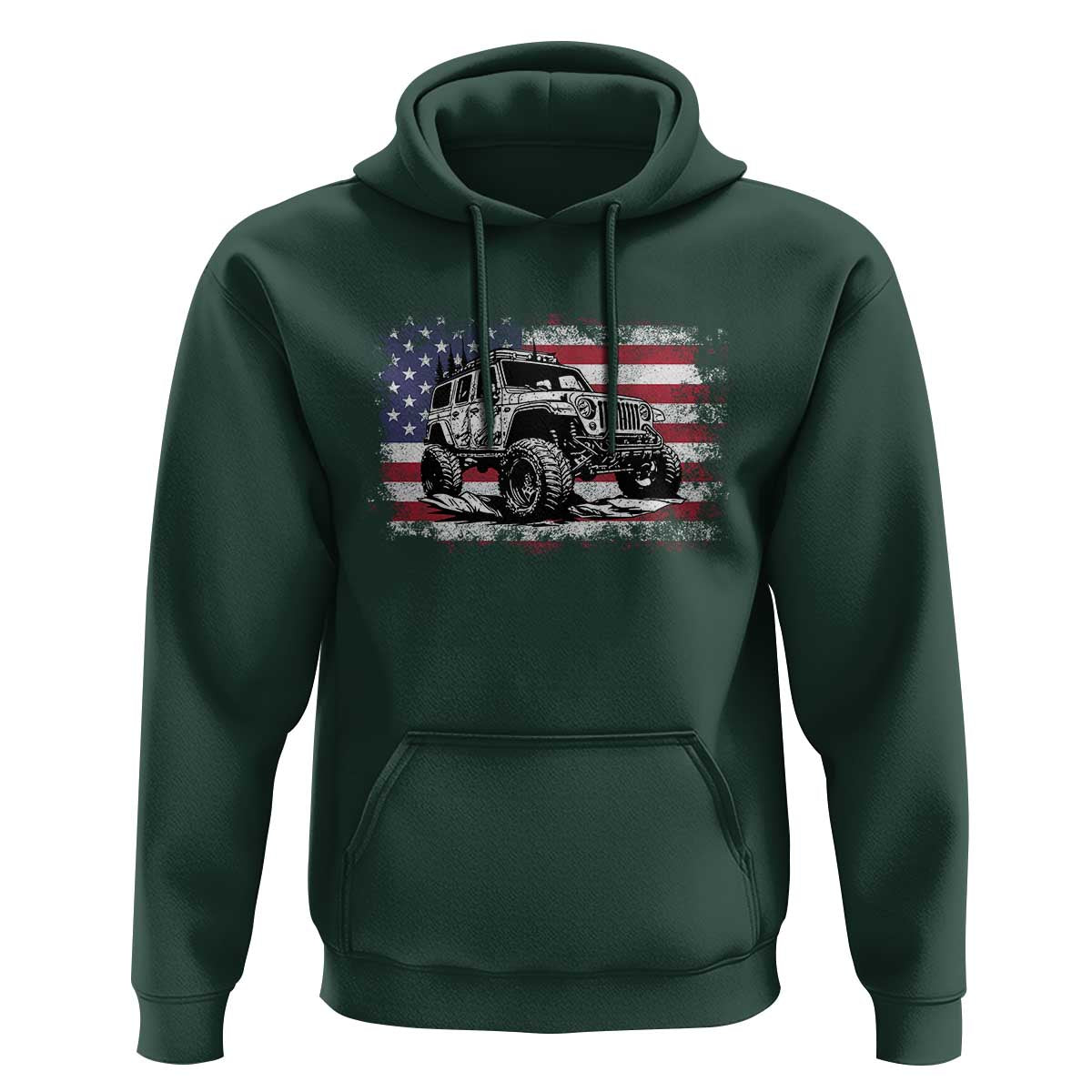 American Flag UTV Side By Side SXS Off Road Car Hoodie - Wonder Print Shop