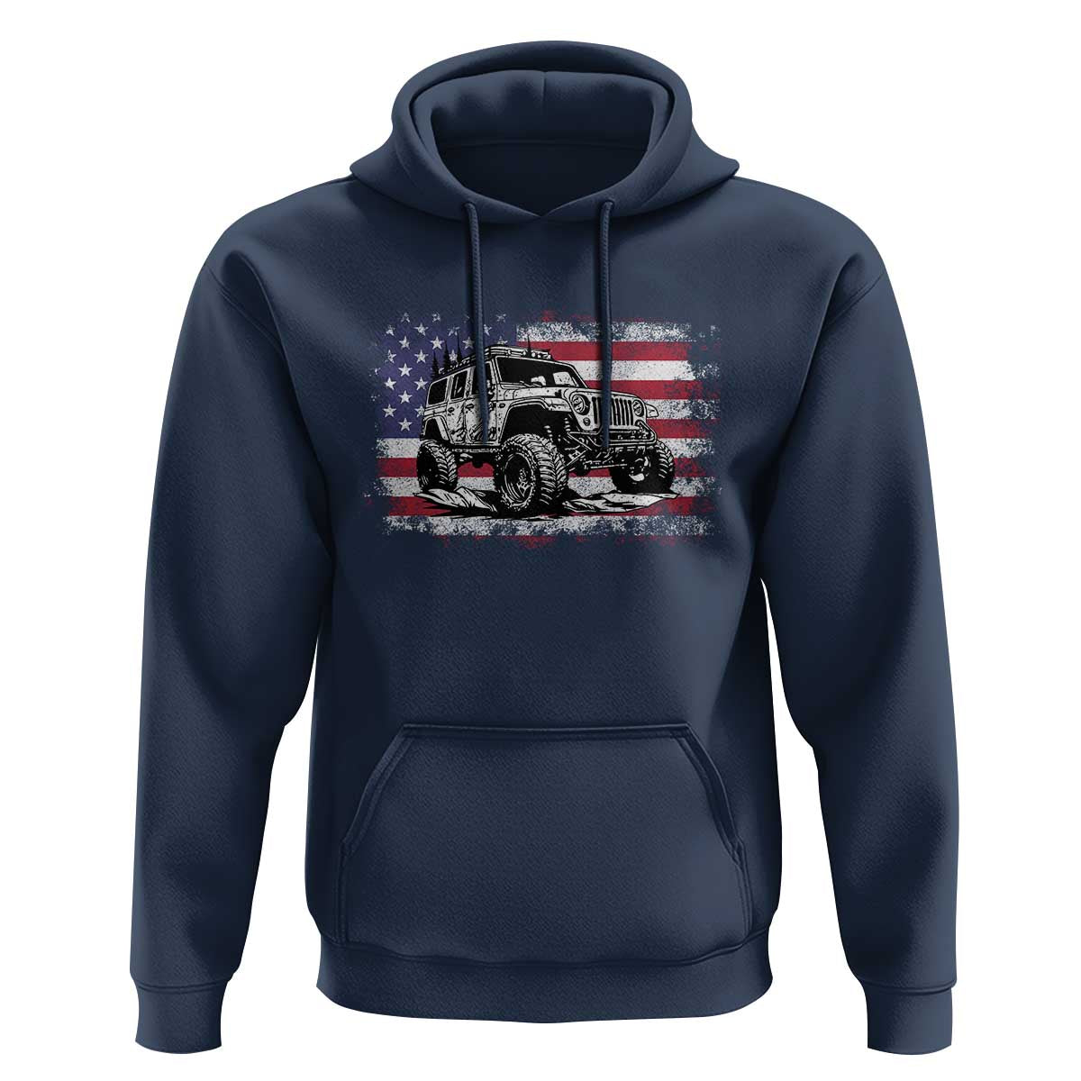 American Flag UTV Side By Side SXS Off Road Car Hoodie - Wonder Print Shop