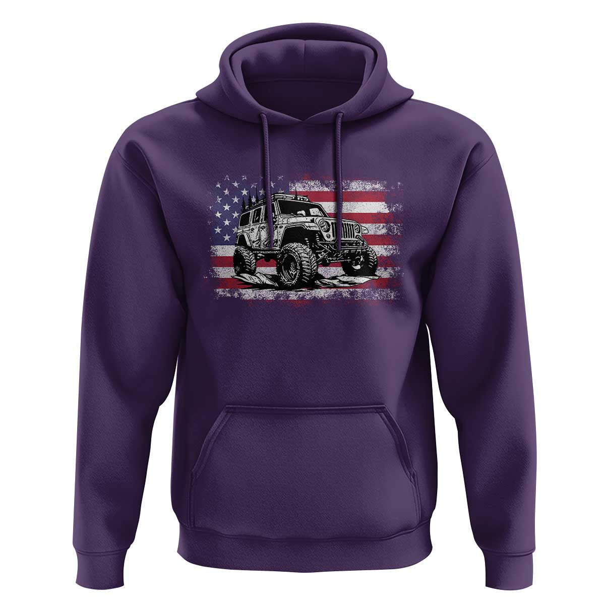 American Flag UTV Side By Side SXS Off Road Car Hoodie - Wonder Print Shop