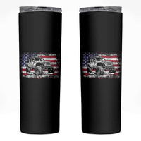 American Flag UTV Side By Side SXS Off Road Car Skinny Tumbler - Wonder Print Shop