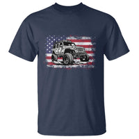 American Flag UTV Side By Side SXS Off Road Car T Shirt - Wonder Print Shop