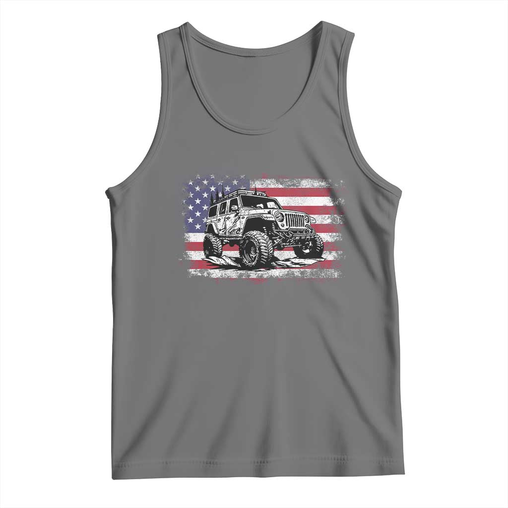 American Flag UTV Side By Side SXS Off Road Car Tank Top - Wonder Print Shop