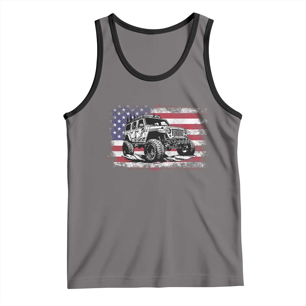 American Flag UTV Side By Side SXS Off Road Car Tank Top - Wonder Print Shop