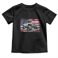 American Flag UTV Side By Side SXS Off Road Car Toddler T Shirt - Wonder Print Shop