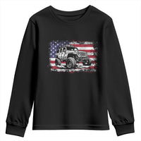 American Flag UTV Side By Side SXS Off Road Car Youth Sweatshirt - Wonder Print Shop