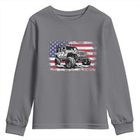 American Flag UTV Side By Side SXS Off Road Car Youth Sweatshirt - Wonder Print Shop