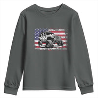 American Flag UTV Side By Side SXS Off Road Car Youth Sweatshirt - Wonder Print Shop