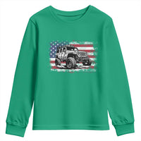 American Flag UTV Side By Side SXS Off Road Car Youth Sweatshirt - Wonder Print Shop