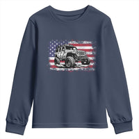 American Flag UTV Side By Side SXS Off Road Car Youth Sweatshirt - Wonder Print Shop