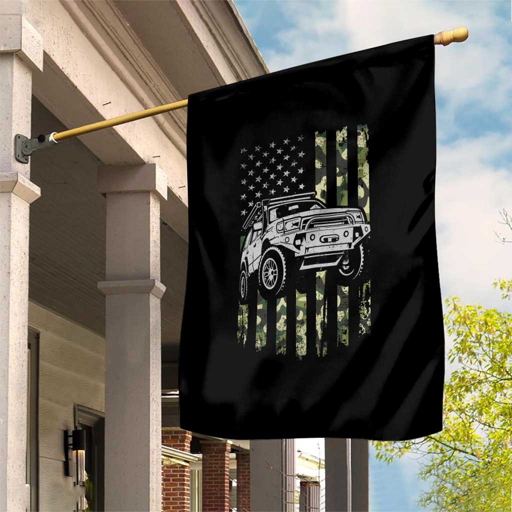 Camouflage American Flag UTV Side By Side SXS Off Road Car Garden Flag - Wonder Print Shop