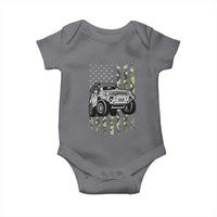 Camouflage American Flag UTV Side By Side SXS Off Road Car Baby Onesie - Wonder Print Shop