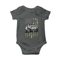 Camouflage American Flag UTV Side By Side SXS Off Road Car Baby Onesie - Wonder Print Shop