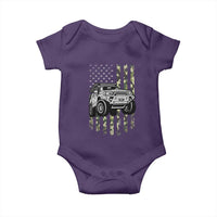 Camouflage American Flag UTV Side By Side SXS Off Road Car Baby Onesie - Wonder Print Shop