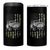Camouflage American Flag UTV Side By Side SXS Off Road Car 4 in 1 Can Cooler Tumbler - Wonder Print Shop