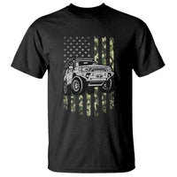 Camouflage American Flag UTV Side By Side SXS Off Road Car T Shirt - Wonder Print Shop