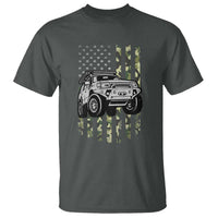 Camouflage American Flag UTV Side By Side SXS Off Road Car T Shirt - Wonder Print Shop