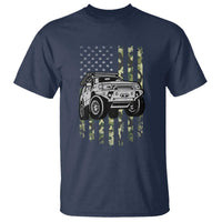 Camouflage American Flag UTV Side By Side SXS Off Road Car T Shirt - Wonder Print Shop