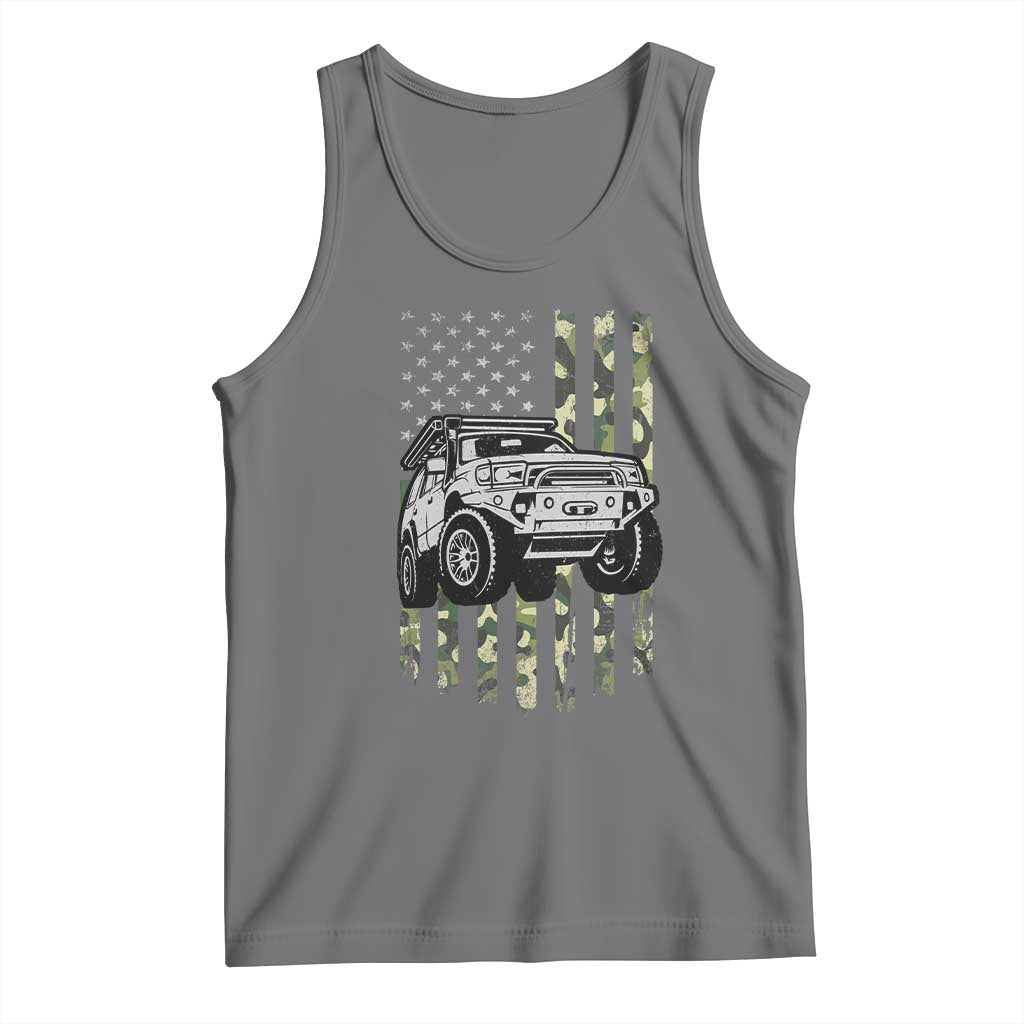 Camouflage American Flag UTV Side By Side SXS Off Road Car Tank Top - Wonder Print Shop