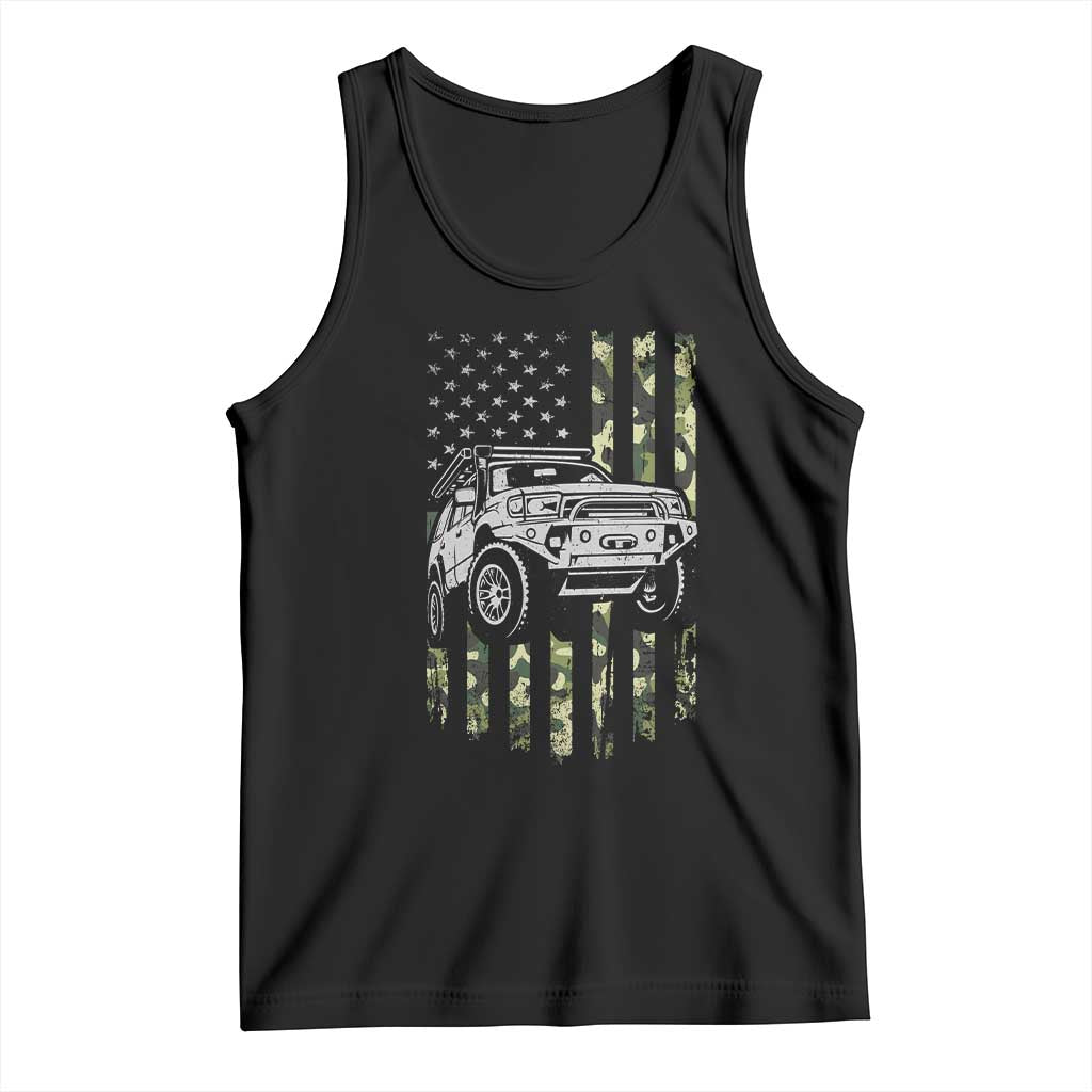 Camouflage American Flag UTV Side By Side SXS Off Road Car Tank Top - Wonder Print Shop