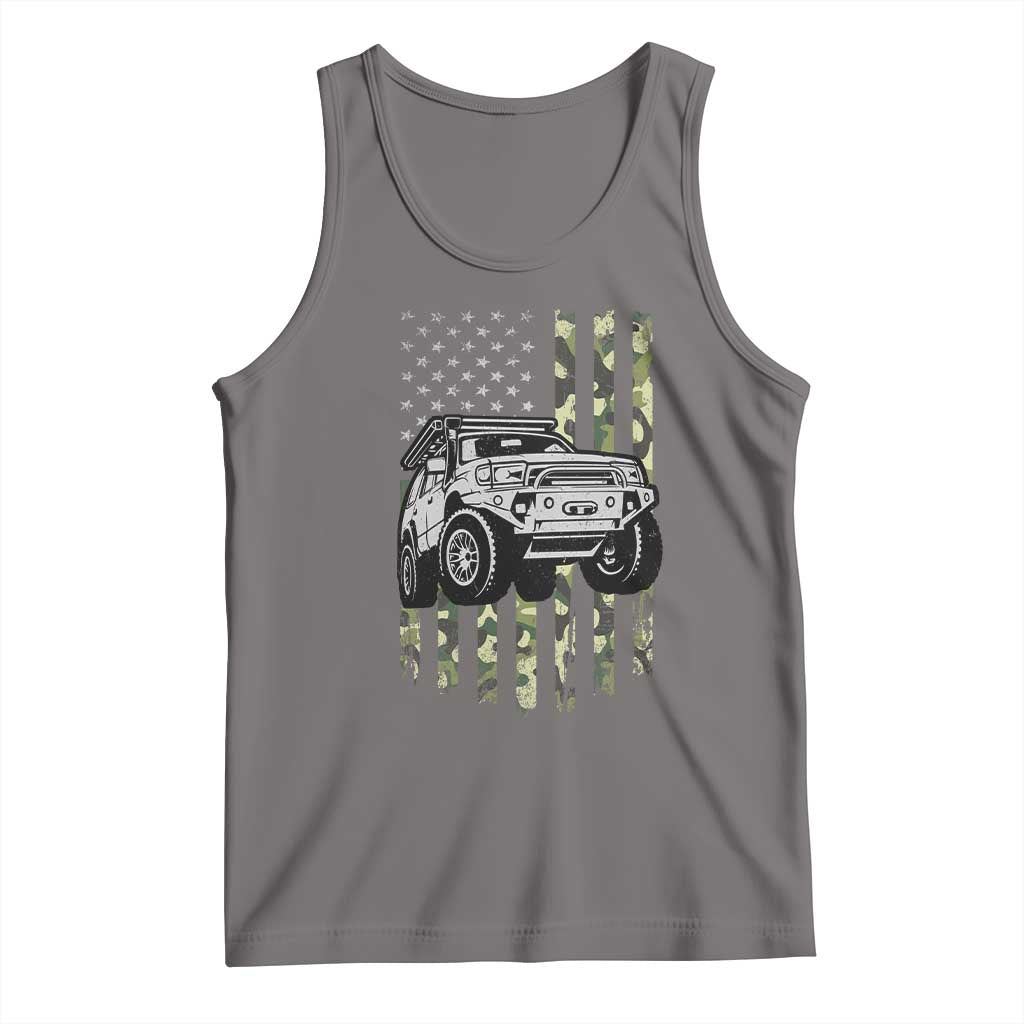 Camouflage American Flag UTV Side By Side SXS Off Road Car Tank Top - Wonder Print Shop