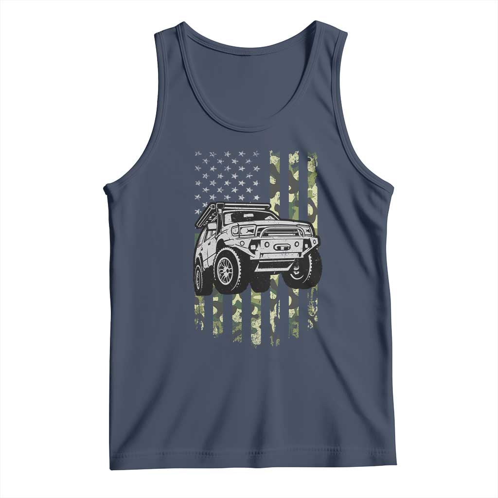 Camouflage American Flag UTV Side By Side SXS Off Road Car Tank Top - Wonder Print Shop