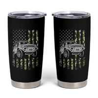 Camouflage American Flag UTV Side By Side SXS Off Road Car Tumbler Cup - Wonder Print Shop