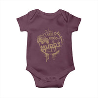 Funny Off Road Car Mud Baby Onesie I Like It Rough And Muddy - Wonder Print Shop