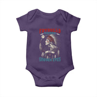 Native American Women Baby Onesie Frybread Thighs Skoden Eyes Dreamcatcher - Wonder Print Shop