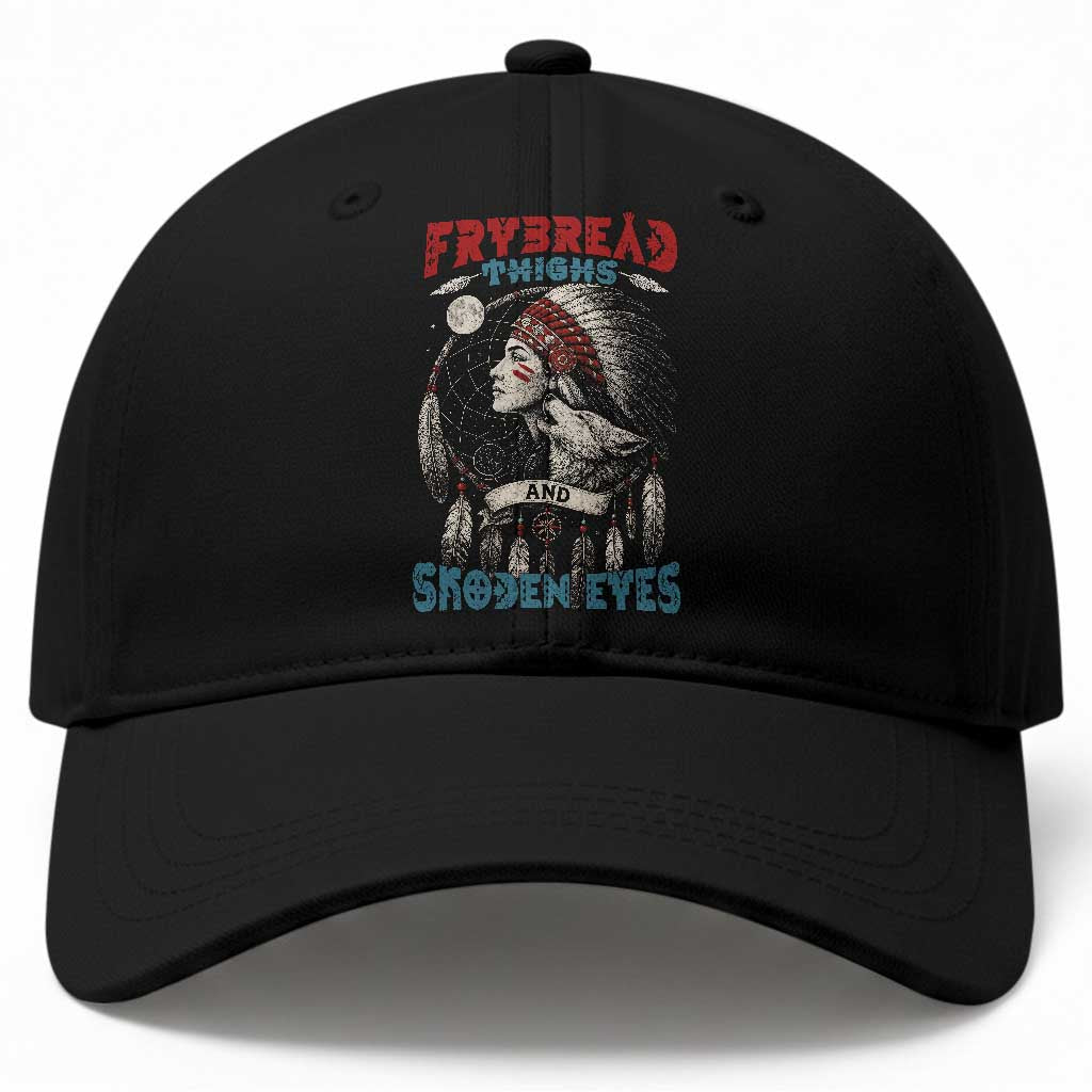 Native American Women Baseball Cap Frybread Thighs Skoden Eyes Dreamcatcher