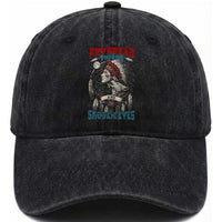 Native American Women Washed Cotton Baseball Cap Frybread Thighs Skoden Eyes Dreamcatcher