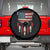 Native American Vintage Feathers USA Flag Spare Tire Cover - Wonder Print Shop