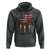Native American Vintage Feathers USA Flag Hoodie - Wonder Print Shop
