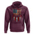 Native American Vintage Feathers USA Flag Hoodie - Wonder Print Shop