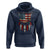 Native American Vintage Feathers USA Flag Hoodie - Wonder Print Shop