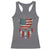 Native American Vintage Feathers USA Flag Racerback Tank Top - Wonder Print Shop