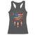 Native American Vintage Feathers USA Flag Racerback Tank Top - Wonder Print Shop