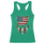 Native American Vintage Feathers USA Flag Racerback Tank Top - Wonder Print Shop