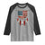 Native American Vintage Feathers USA Flag Raglan Shirt - Wonder Print Shop
