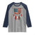 Native American Vintage Feathers USA Flag Raglan Shirt - Wonder Print Shop