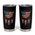 Native American Vintage Feathers USA Flag Tumbler Cup - Wonder Print Shop