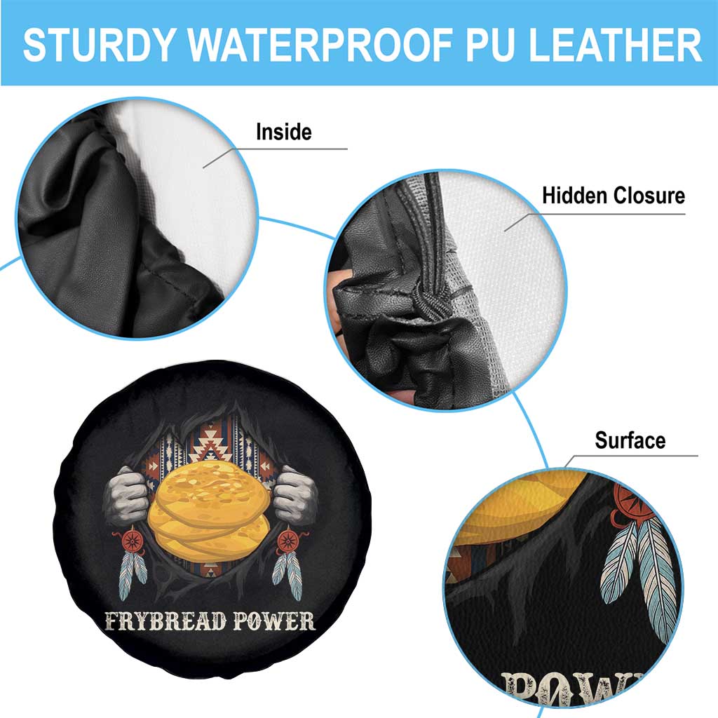 Frybread Power Spare Tire Cover Native American Indian Food - Wonder Print Shop