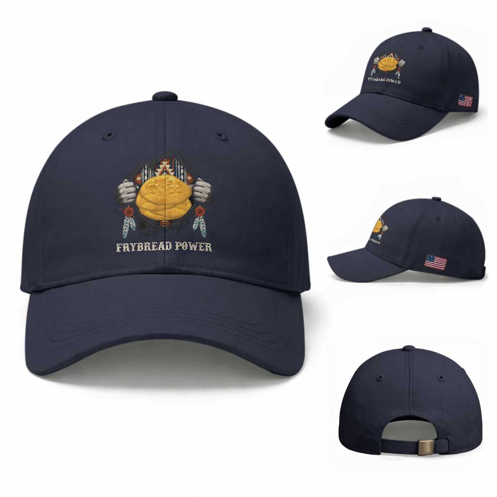 Frybread Power Baseball Cap Native American Indian Food