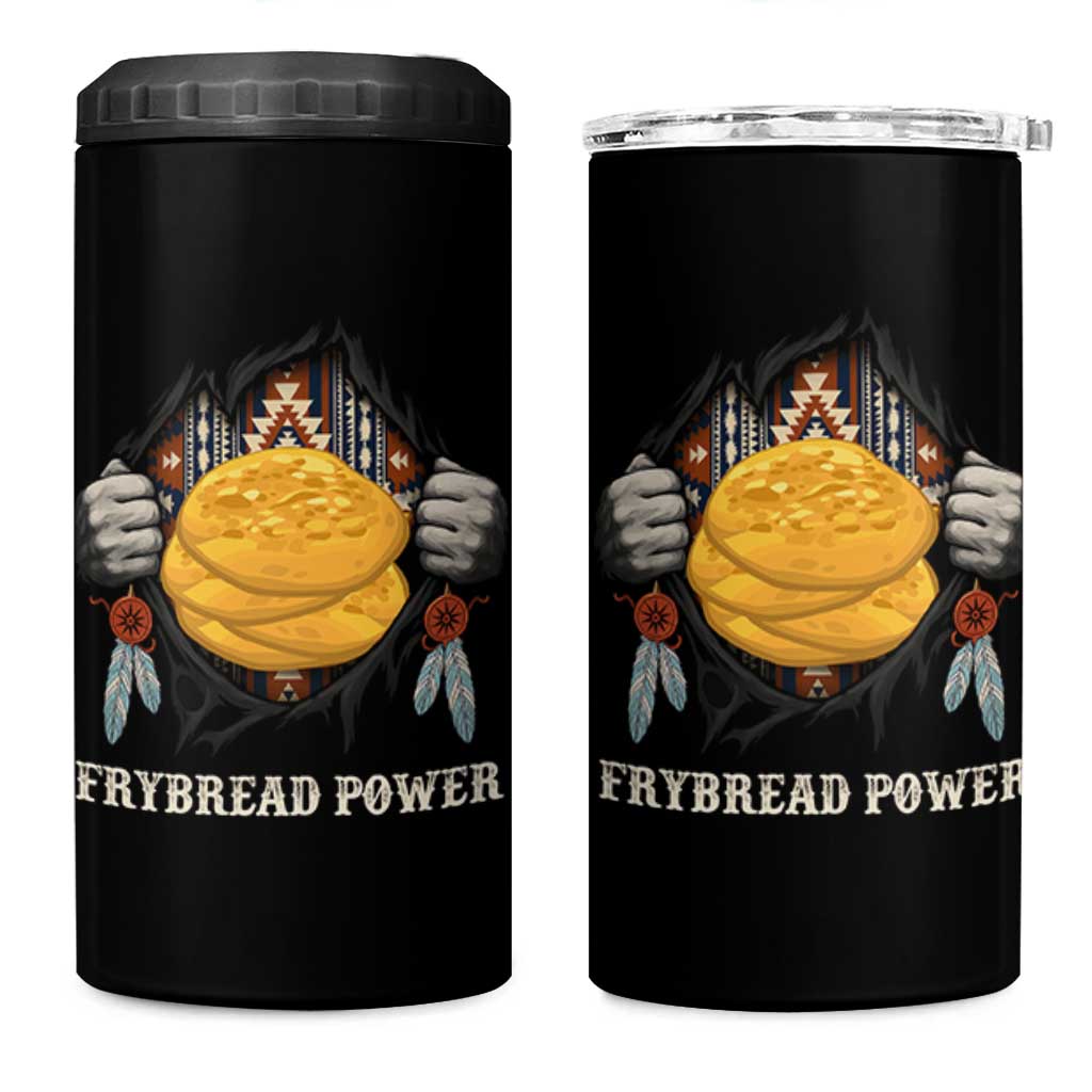 Frybread Power 4 in 1 Can Cooler Tumbler Native American Indian Food - Wonder Print Shop