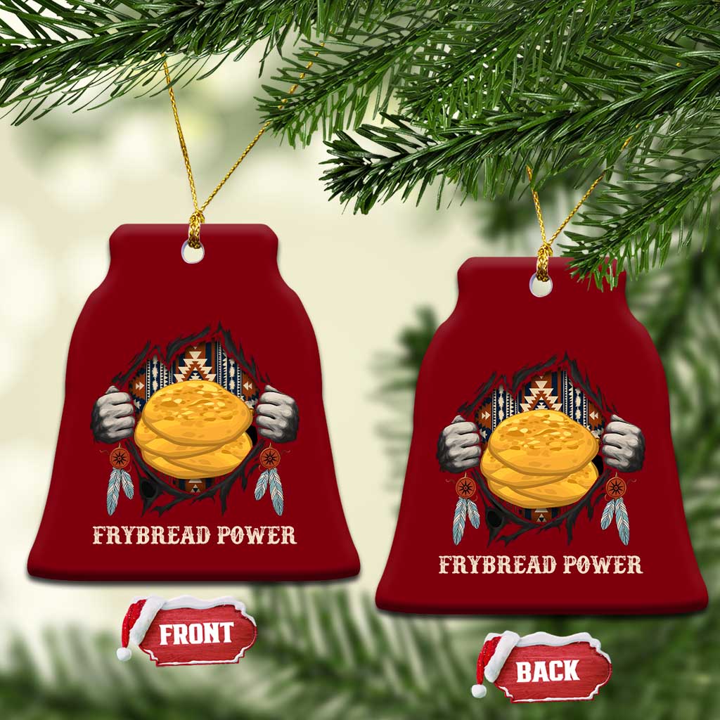 Frybread Power Ceramic Ornament Native American Indian Food