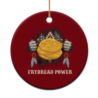Frybread Power Ceramic Ornament Native American Indian Food
