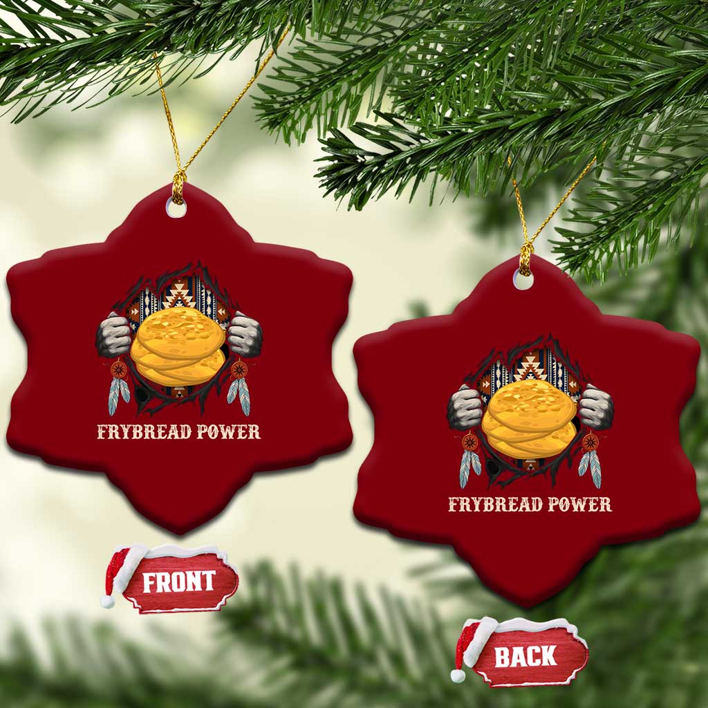 Frybread Power Ceramic Ornament Native American Indian Food