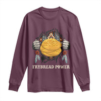 Frybread Power Long Sleeve Shirt Native American Indian Food - Wonder Print Shop