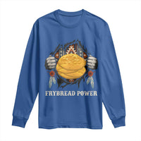 Frybread Power Long Sleeve Shirt Native American Indian Food - Wonder Print Shop
